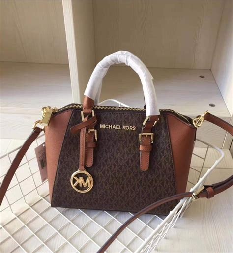 michael kors ciara tote brown|Ciara Medium Signature Logo Messenger Bag .